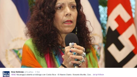 Die Regierungssprecherin von Nicaragua Rosario Murillo ist zugleich Ehefrau des sandinistischen Präsidenten Daniel Ortega. Foto: Nica Noticias/Twitter