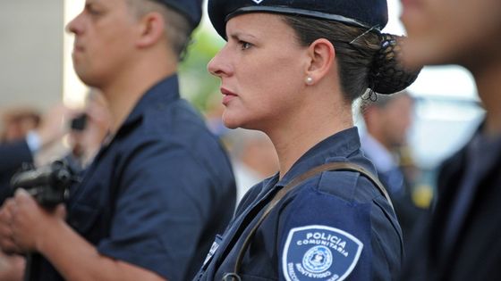 Uruguayische Nationalpolizei. Foto: Secretaría de Comunicación - Presidencia de la República. CC BY-NC-ND 2.0