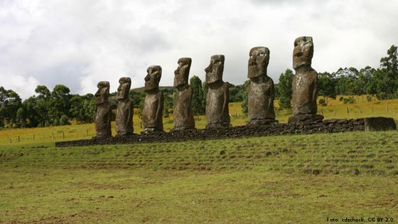 Die Osterinsel im Südpazifik heißt auf polynesisch "Rapa Nui". Foto: cdschock, CC BY 2.0.