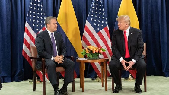 Präsident Duque (l.) mit US-Präsident Trump bei einem Treffen im White House im September 2018. (Foto: The White House, Public Domain Mark 1.0)