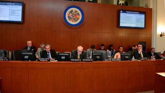 Die reguläre Rat-Sitzung der OAS am 25. Mai 2016. Foto: OEA - OAS, CC BY-NC-ND 2.0.