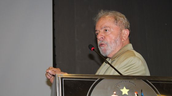 Lula bei einer Veranstaltung vor seiner Haft. (Foto: Deputado Rosemberg/Flickr)