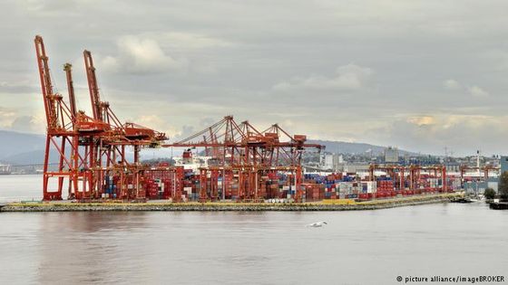 Containerhafen von Vancouver, Kanada. Foto: picture alliance/imageBROKER