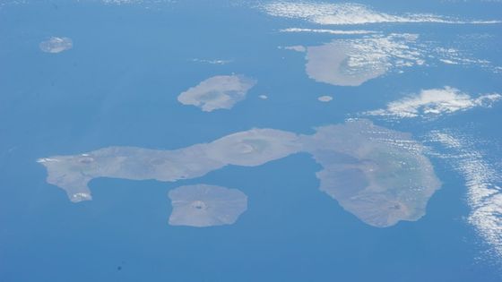 Die Galapagos-Inseln von oben. Foto: NASA. CC BY-NC 2.0
