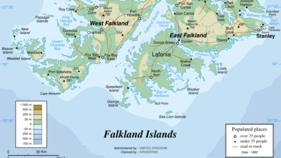 Die Falklandinseln, auch Islas Malvinas genannt, liegen etwa 400 Kilometer vor der Küste Argentiniens. Foto: Douglas Fernandes, CC BY 2.0