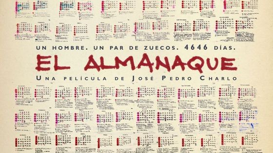 Plakat zum Film "El Almanaque", der Almanach, über Jorge Tiscornia.