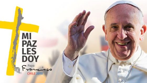 Seit er 2013 zum Papst gewählt wurde, hat Franziskus sein Heimatland gemieden, auch bei dieser Reise. Bild: Screenshot www.franciscoenchile.cl/