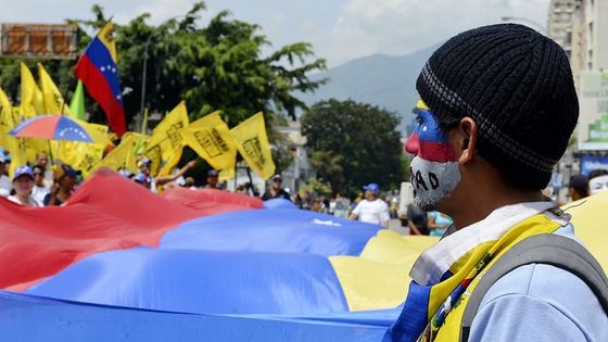 Proteste im Oktober 2014 für Freiheit in Caracas. Foto: Carlos Díaz, CC BY 2.0.