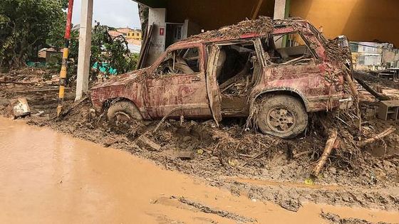 So sah es in Mocoa nach der Schlammlawine aus. Foto: Mocoa - Emergencia por inundación, Ocha Colombia, CC BY-NC-ND 4.0