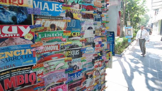 Zeitungsstand in Mexiko-Stadt. Foto (Symbolbild): Adveniat/Cathia Hecker