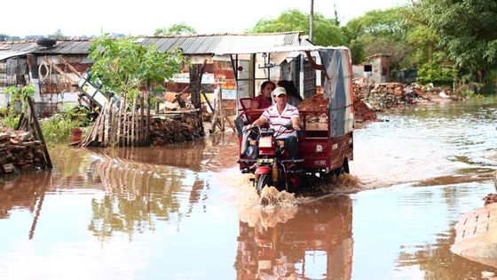 Hochwasser in Paraguay. Diese Region hat es noch nicht so schlimm getroffen. Foto: Juandy Del Puerto. CC BY-NC 2.0