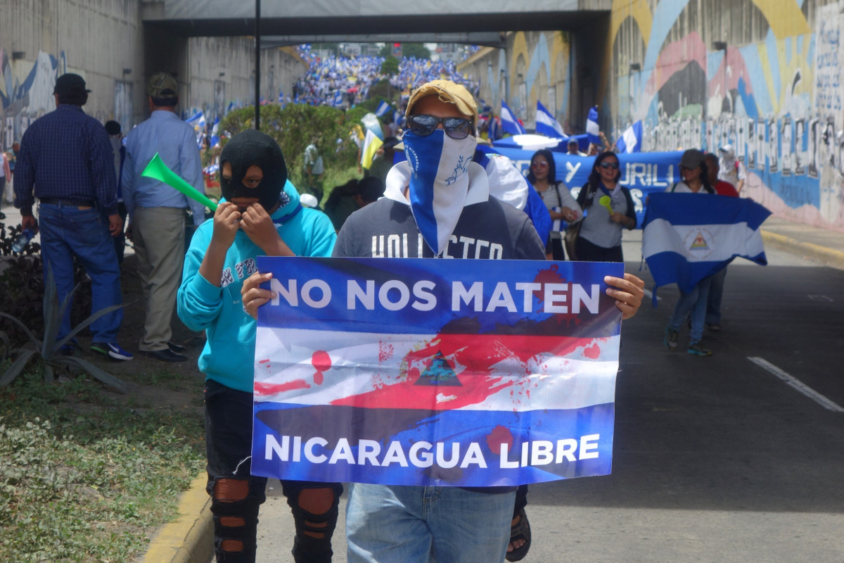 Lateinamerika Nicaragua Demonstration