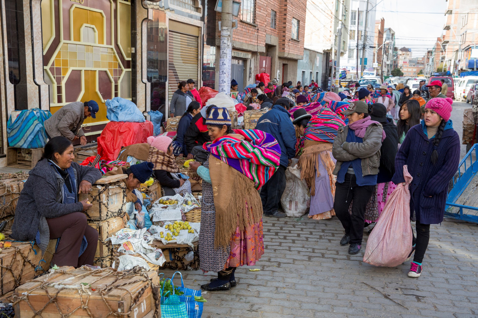 El Alto, Markt, Bolivien