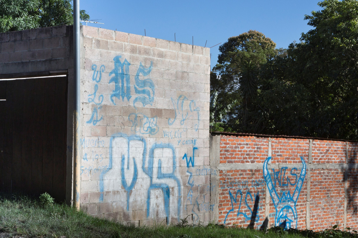 El Salvador Mara Jugendbanden Graffiti Mara Salvatrucha