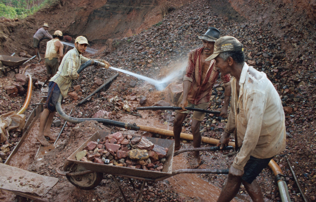 Goldabbau Mine Lateinamerika Bergbau