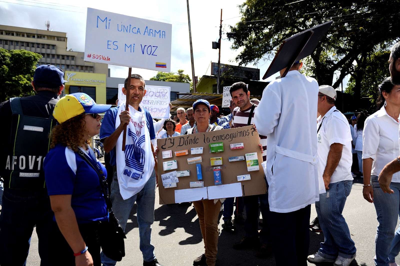 Venezuela Krankenhaus Protest Mangel Gesundheitsversorgung Notlage