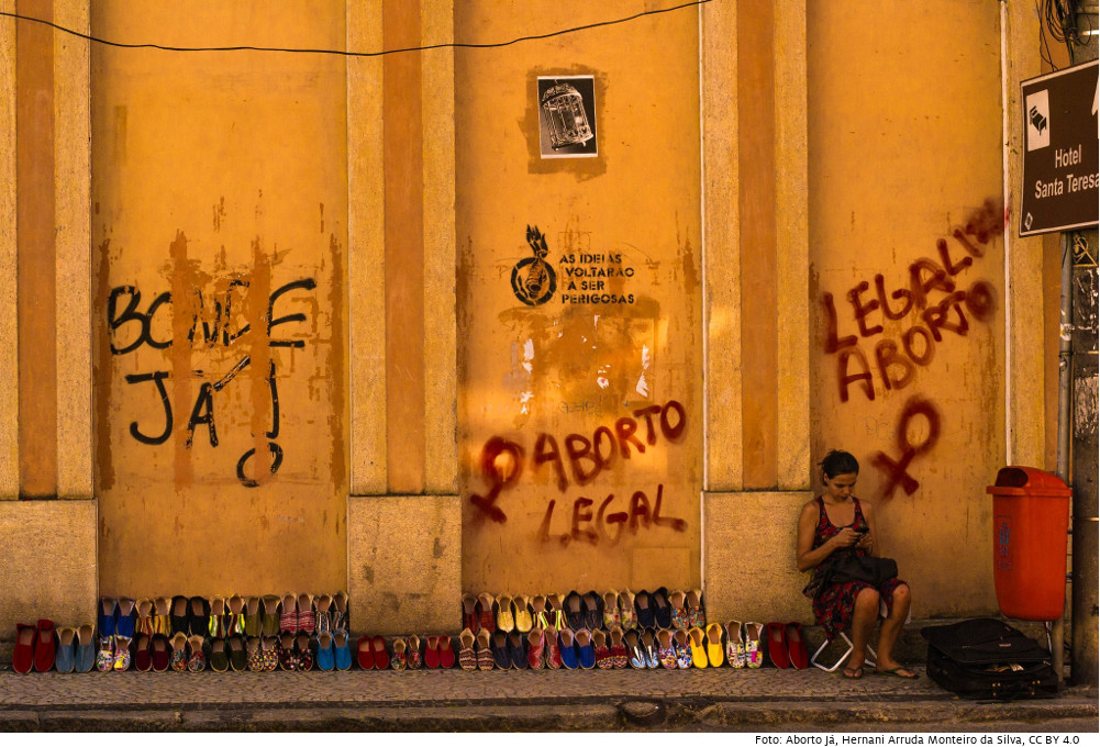 Abtreibung, Brasilien, Graffiti