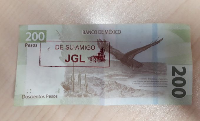 Mexiko, Geldschein, Banknote, El Chapo