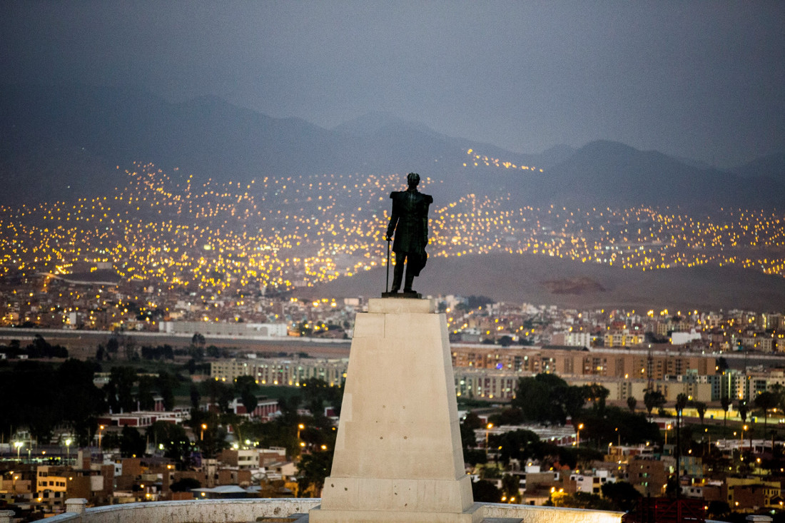 Peru, Lima, Nacht