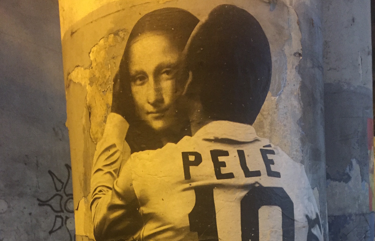 Fußball, Pelé, Brasilien, Graffiti