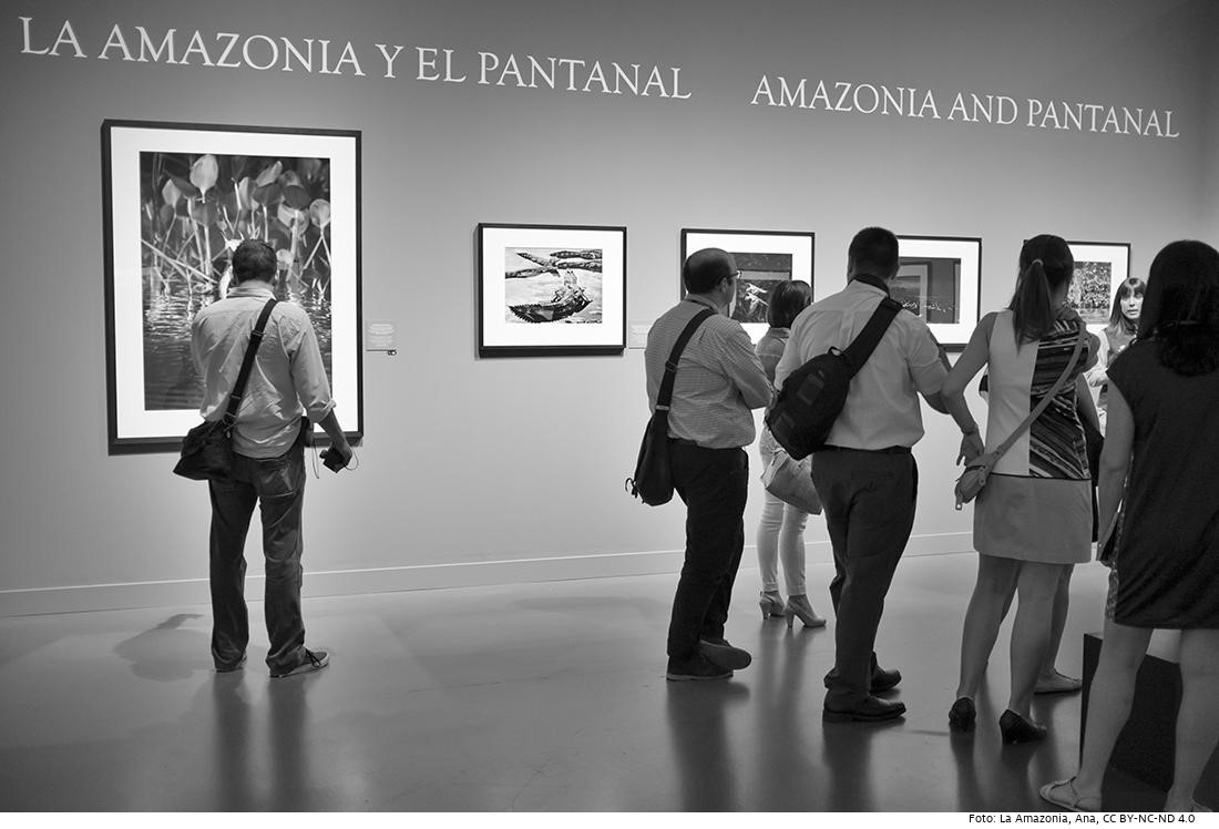 Ausstellung "Génesis" von Sebastiao Salgado im Caixa Forum von Zaragoza, Spanien, im Juni 2015. Foto: La Amzonia, Ana, CC BY-NC-ND 4.0