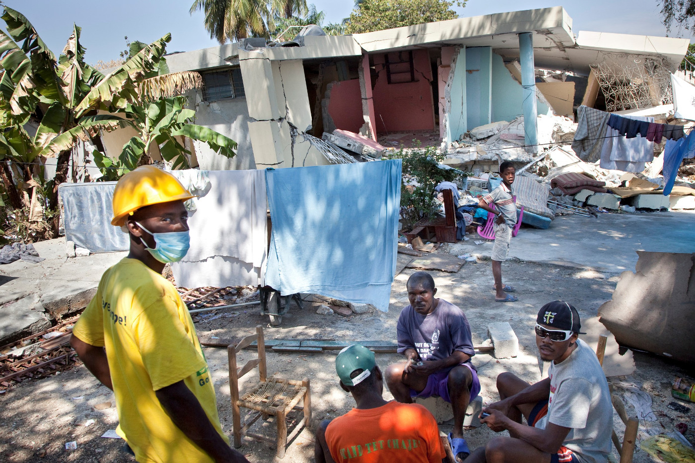 Haitis Hauptstadt Port-au-Prince nach dem Erdbeben 2010, bei dem rund 300.000 Menschen starben. Foto (Symbolbild): Adveniat/Jürgen Escher