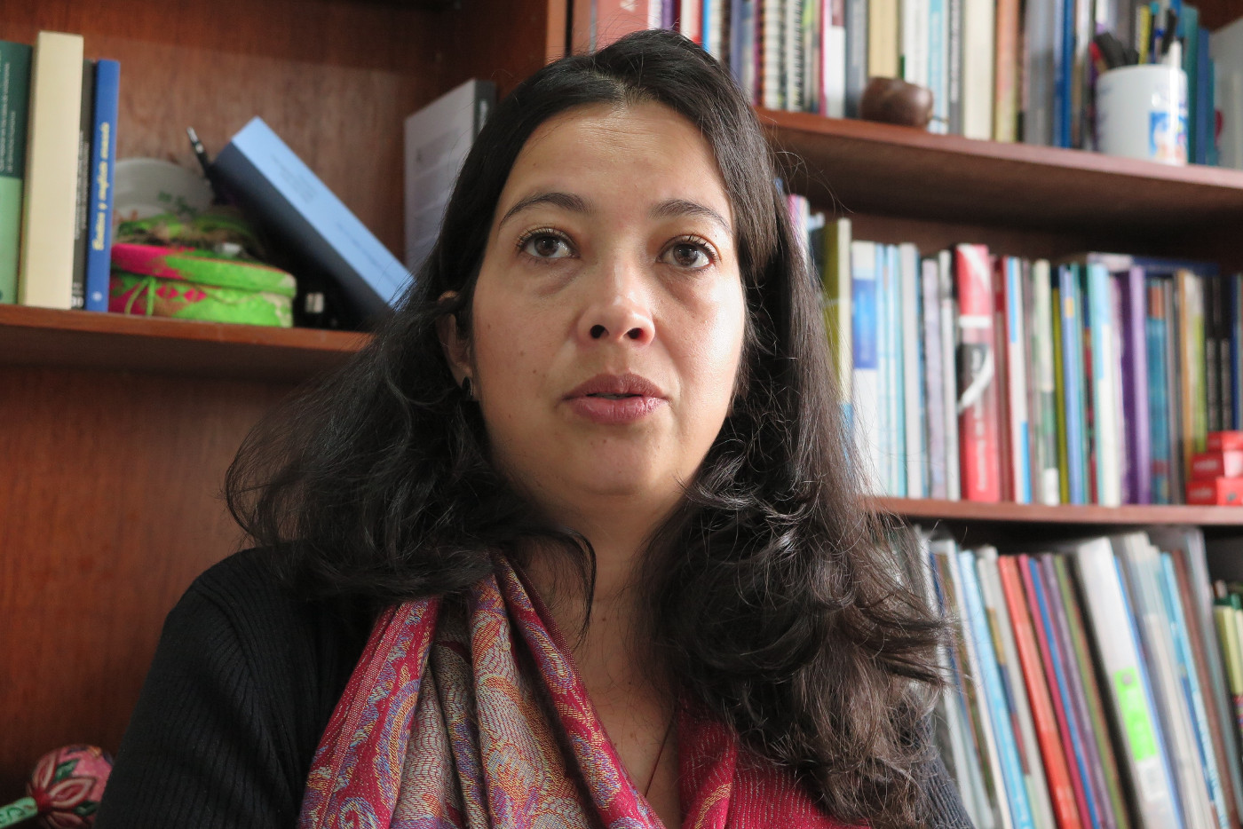 Linda Cabrera ist Direktorin der kolumbianischen Frauenrechtsorganisation "Sisma Mujer". Foto: Knut Henkel