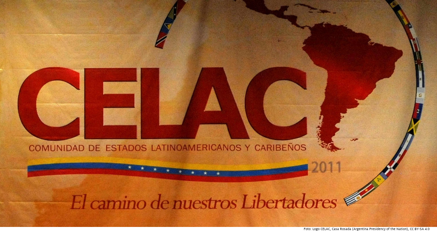 Logo CELAC 2011 (Symbolbild): Logo CELAC, Casa Rosada (Argentina Presidency of the Nation), CC BY-SA 4.0