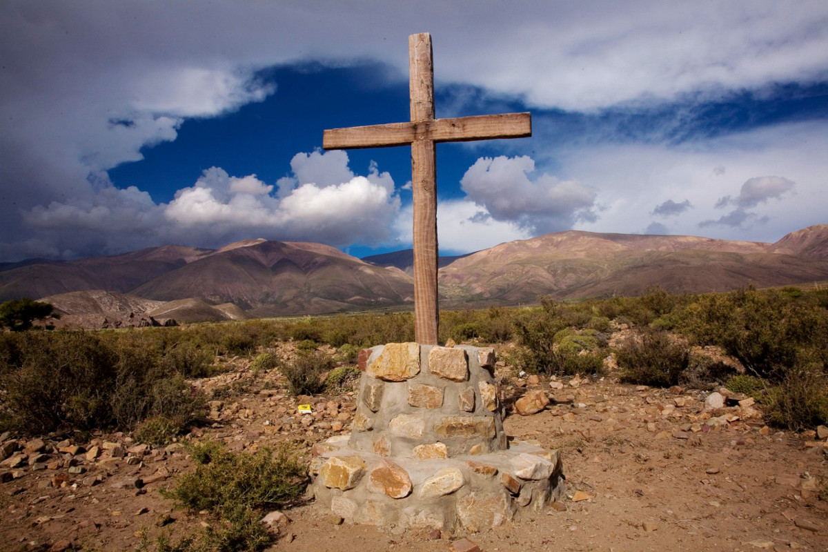 Kreuz aus Holz in der argentinischen Provinz Salta in El Rosal. Foto (Symbolbild): Adveniat/Jürgen Escher