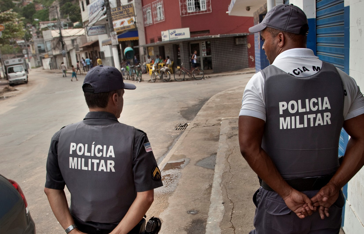 Militärpolizei patroulliert in einer Favela in Rio de Janeiro, Brasilien. Foto (Symbolbild): Adveniat/Jürgen Escher
