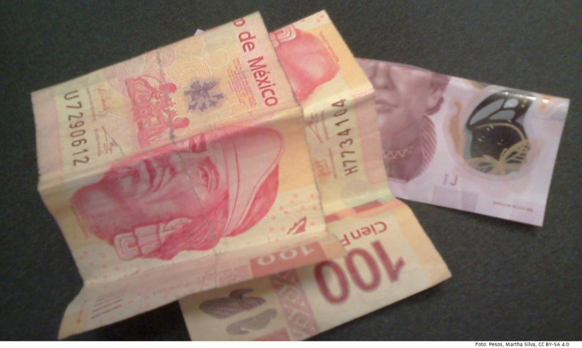 Mexikanische Pesos. Foto (Symbolbild): $250.00, Martha Silva, CC BY-SA 4.0​​​​​​​, Zuschnitt