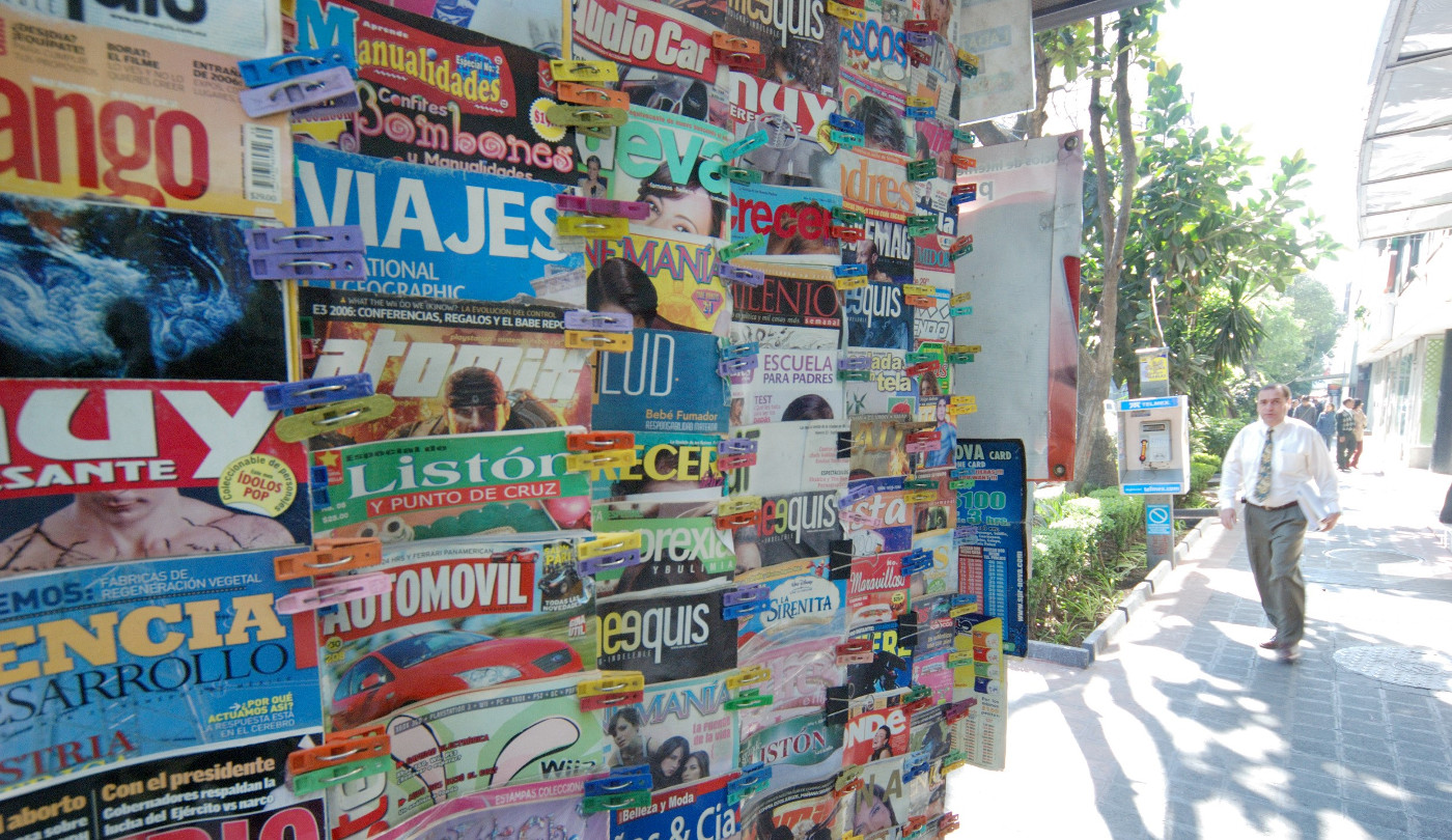 Zeitungsstand in Mexiko-Stadt. Foto (Symbolfoto): Adveniat/Cathia Hecker