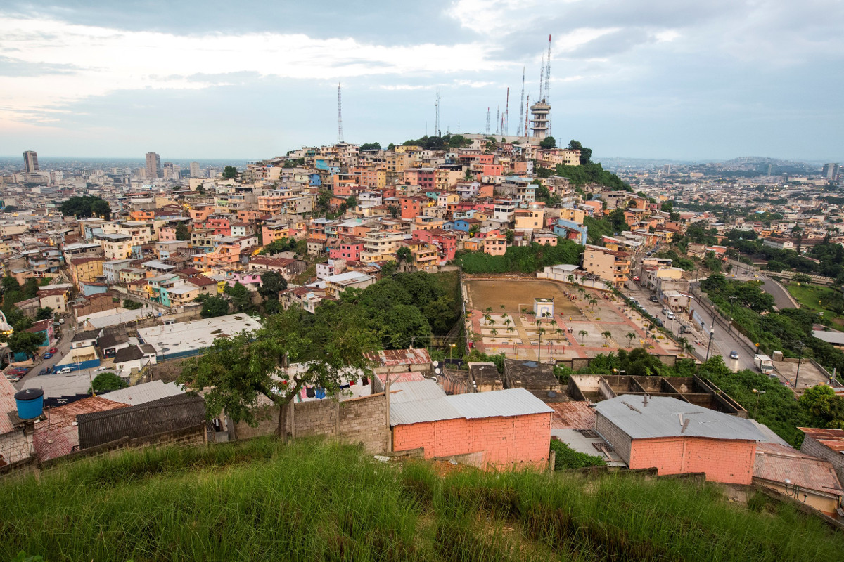 Stadtansicht von Guayaquil, Ecuador. Foto: Adveniat/Achim Pohl