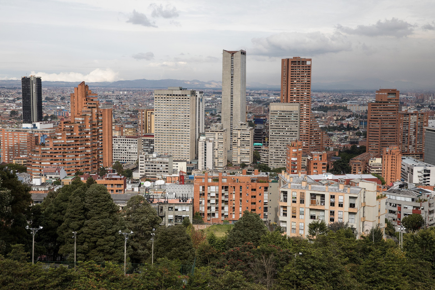 Skyline der kolumbianischen Hauptstadt Bogotá. Foto: Adveniat/Achim Pohl