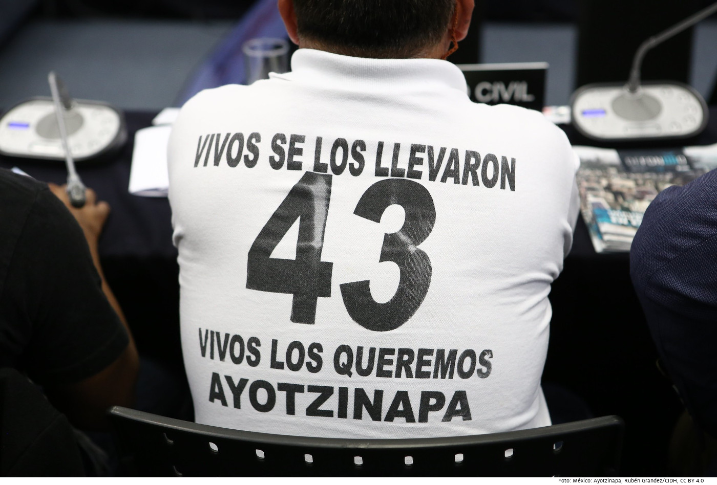 2017 führte die Interamerikanische Kommission für Menschenrechte (CIDH) ein spezielles Follow-up-Verfahren für den Ayotzinapa-Fall durch. Foto (Symbolbild): México: Ayotzinapa, Rubén Grandez/CIDH, CC BY 4.0