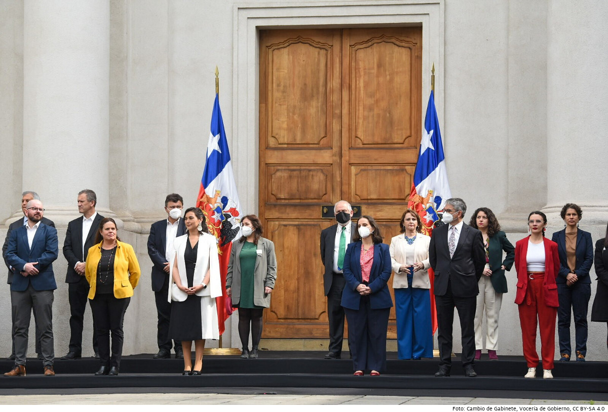 Vereidigung der neuen Kabinettsmitglieder der chilenischen Regierung am 6. September 2022 in der Hauptstadt Santiago de Chile. Foto: Cambio de Gabinete, Vocería de Gobierno, CC BY-SA 4.0