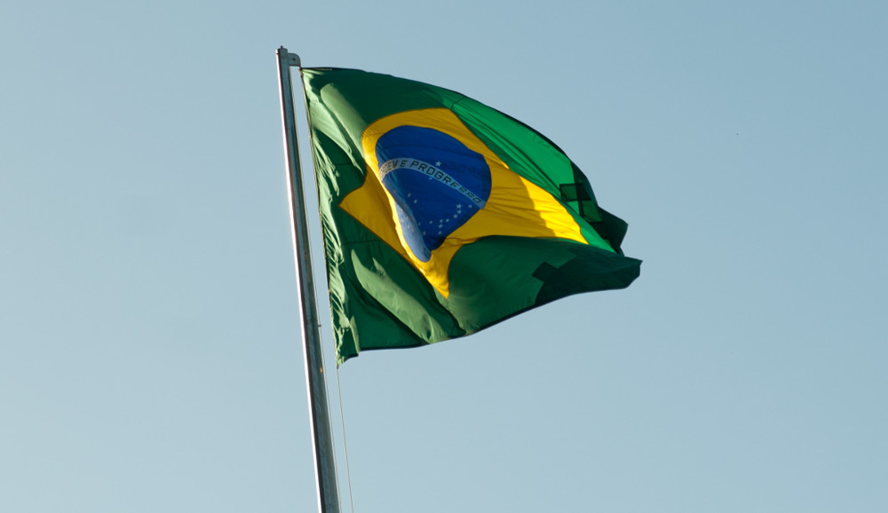 Flagge von Brasilien. Foto: Adveniat/Nicole Cronauge