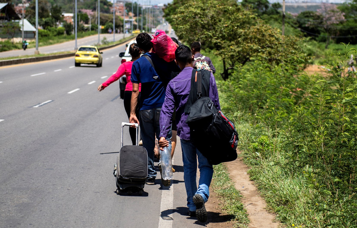 Venezolanische Migranten auf dem Weg durch Kolumbien. Foto (Symbolbild): Adveniat/Florian Kopp