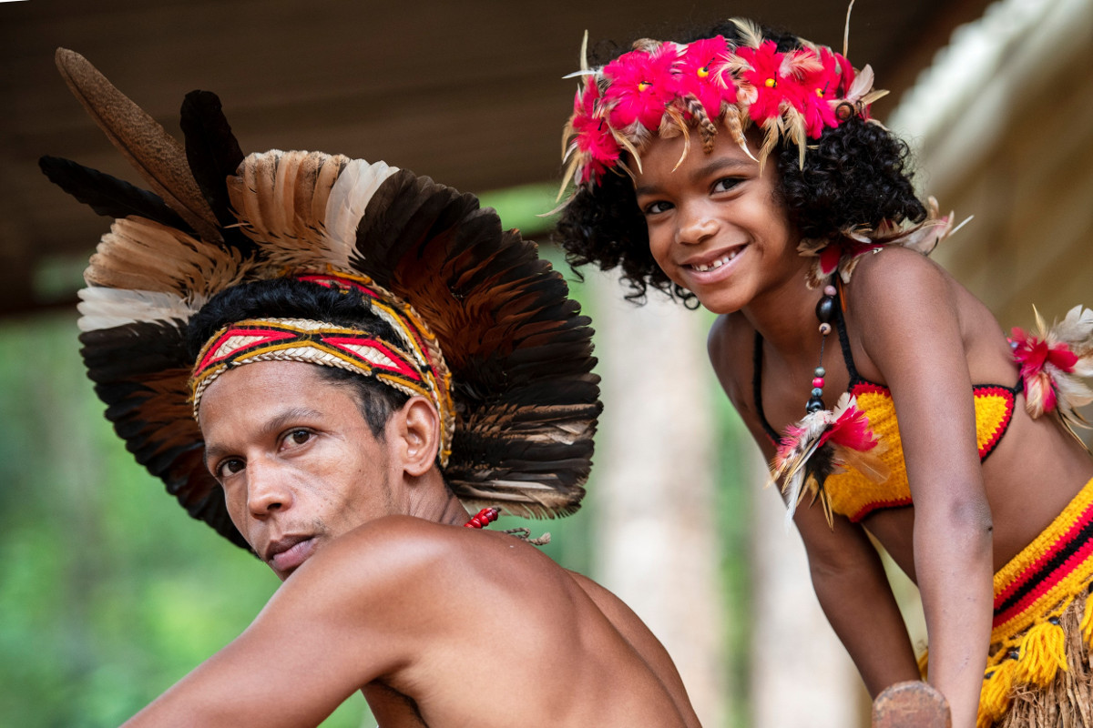 Indigene vom Volk der Pataxó in Minas Gerais, Brasilien. Foto: Adveniat/Florian Kopp